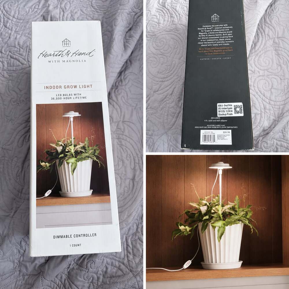Hearth & Hand with Magnolia Indoor Grow Light with Dimmable Controller